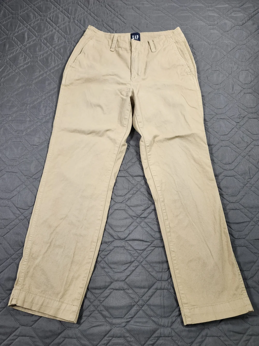 Gap Beige chino pants classic straight-leg cut Boys Size 4